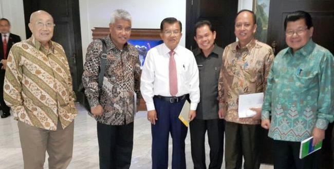 Rektor Akhsan Pertemuan Khusus dengan Wapres JK