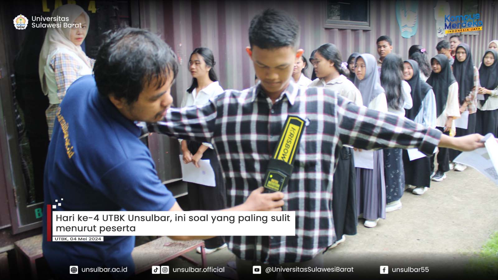 Hari ke-4 UTBK Unsulbar, ini soal yang paling sulit menurut peserta