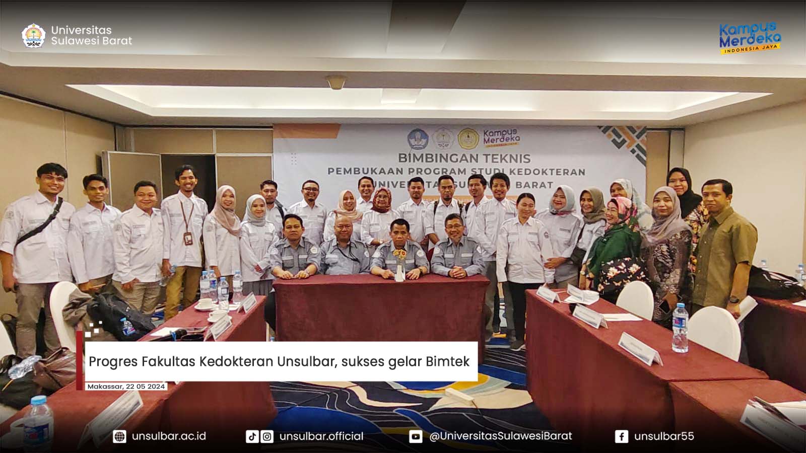 Progres Fakultas Kedokteran Unsulbar, sukses gelar Bimtek
