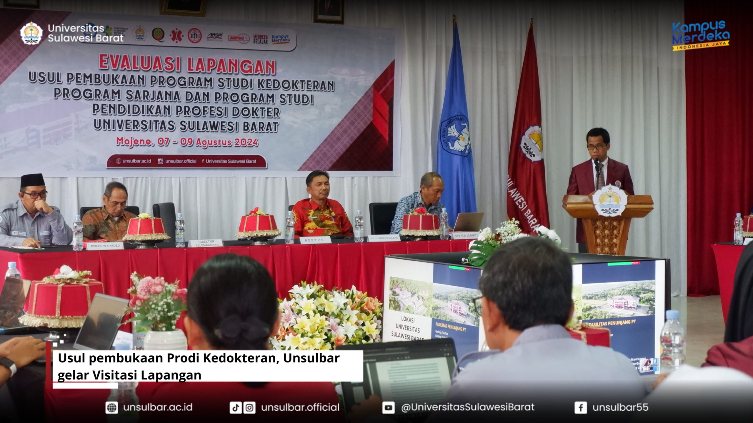 Usul pembukaan Prodi Kedokteran, Unsulbar gelar Visitasi Lapangan