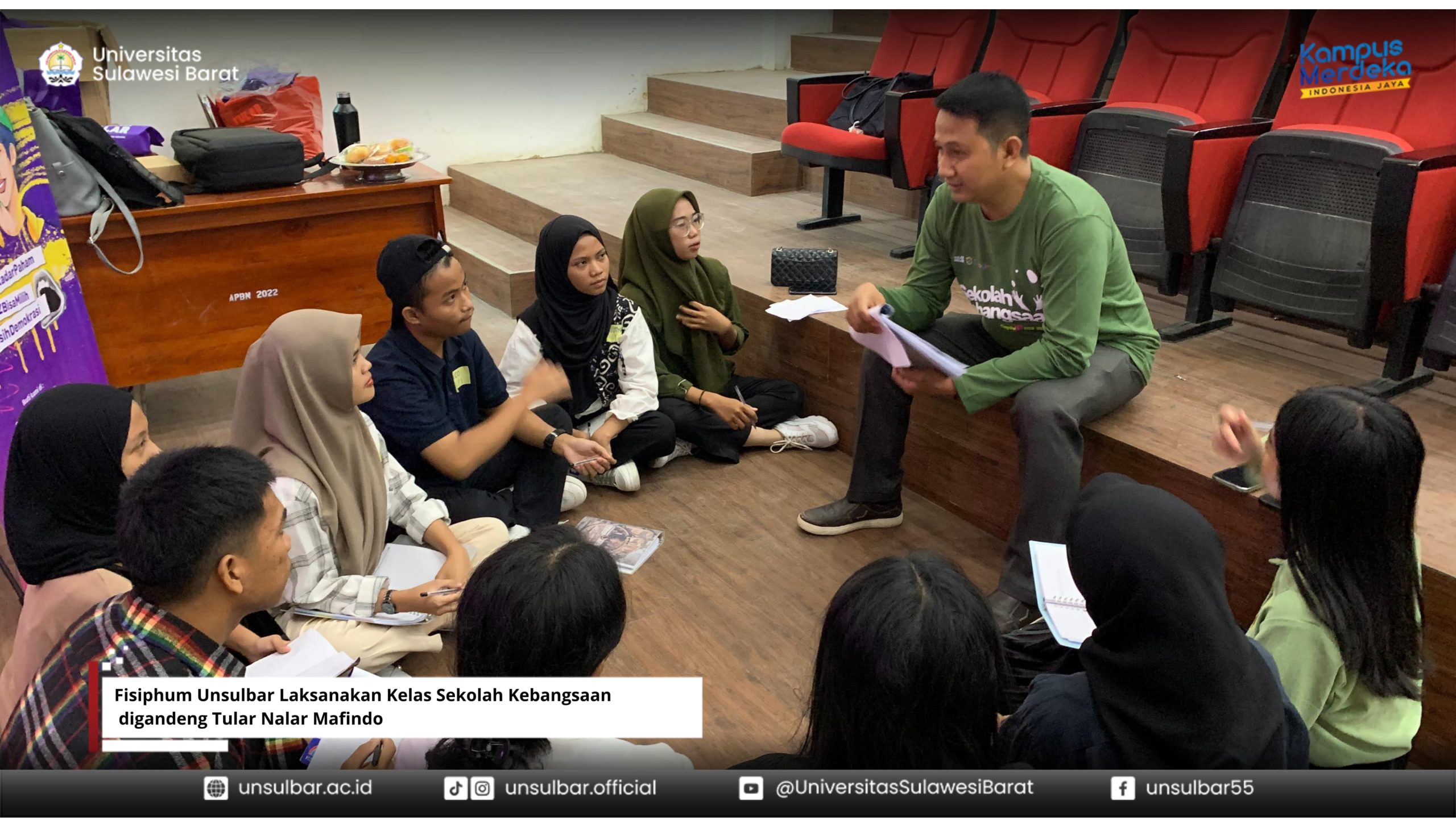Fisiphum Unsulbar dan EmpowHER Laksanakan Kelas Sekolah Kebangsaan Tular Nalar-Mafindo