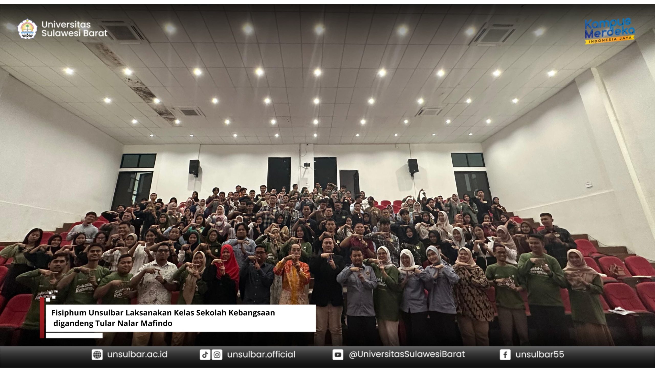 Fisiphum Unsulbar dan EmpowHER Laksanakan Kelas Sekolah Kebangsaan Tular Nalar-Mafindo