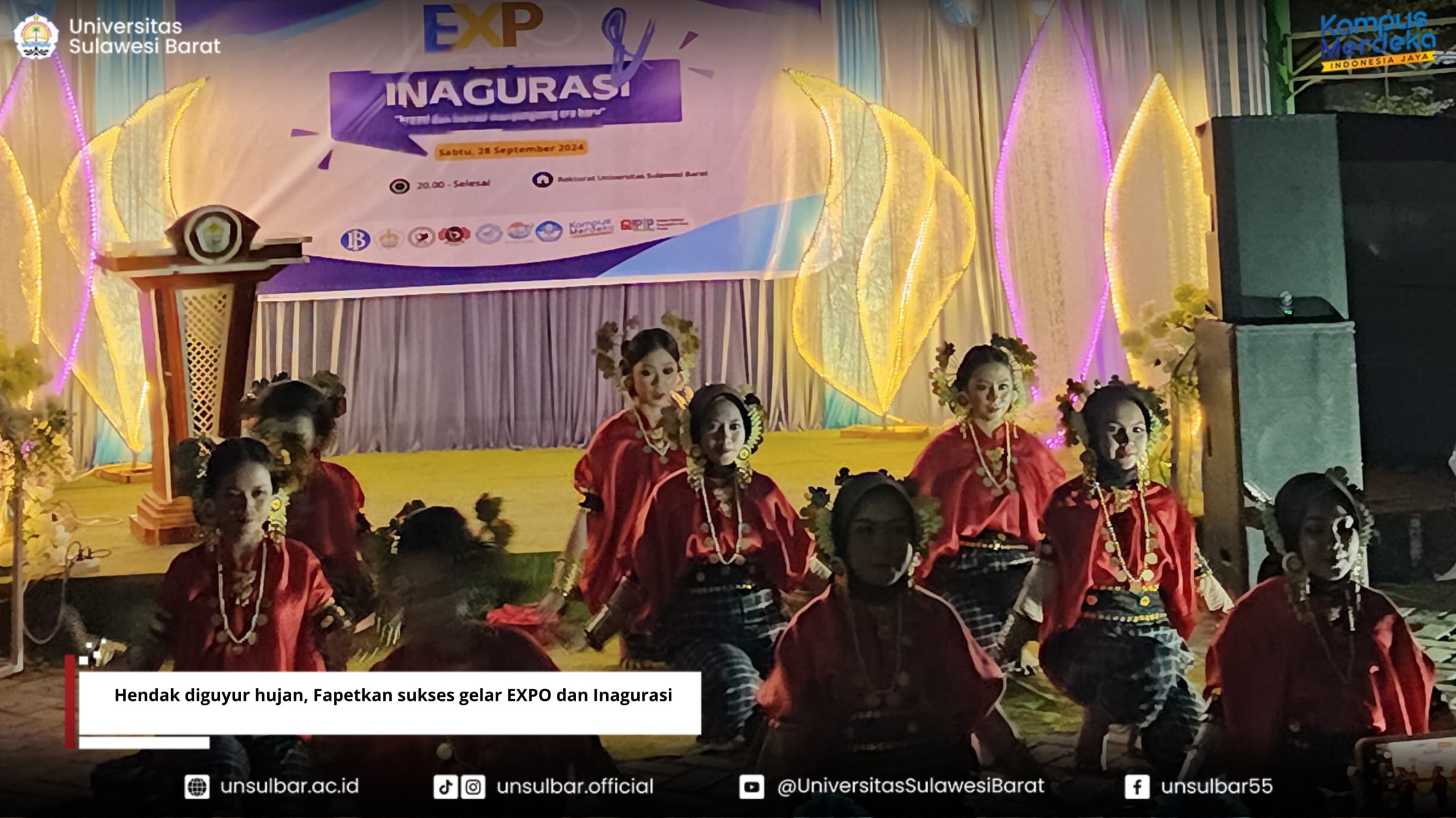 Hendak diguyur Hujan, Fapetkan Sukses Gelar EXPO & Inagurasi