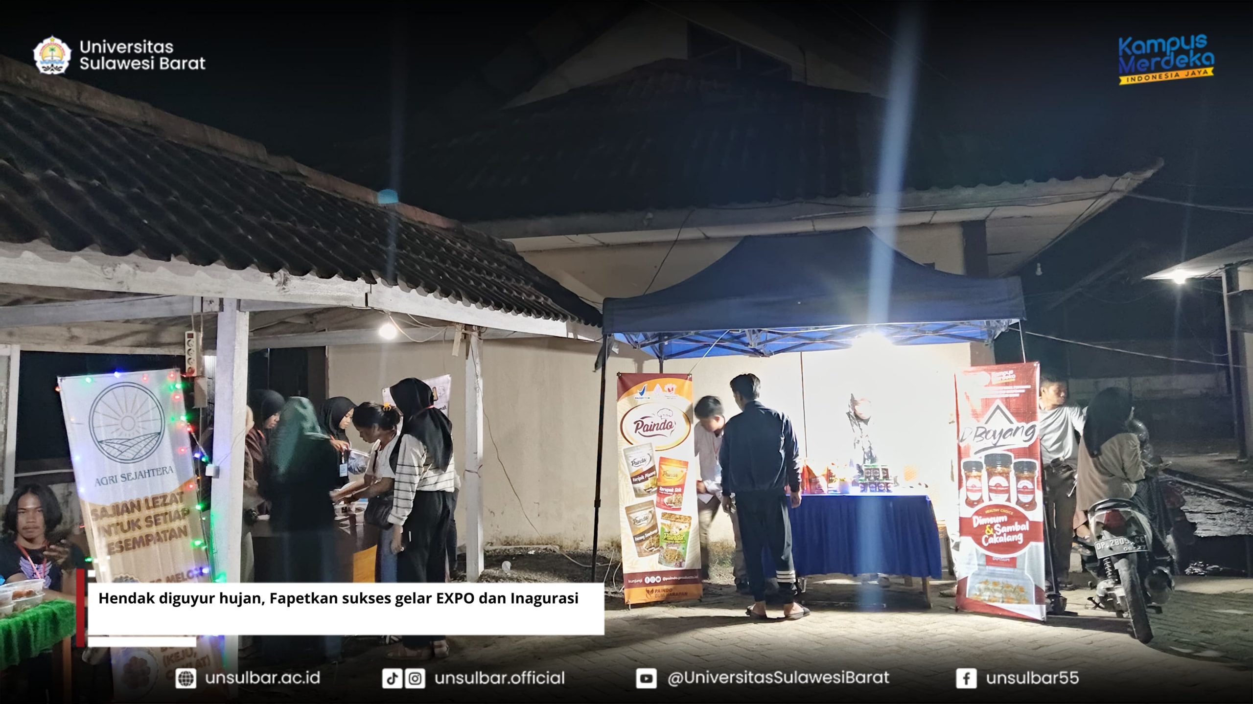 Hendak diguyur Hujan, Fapetkan Sukses Gelar EXPO & Inagurasi