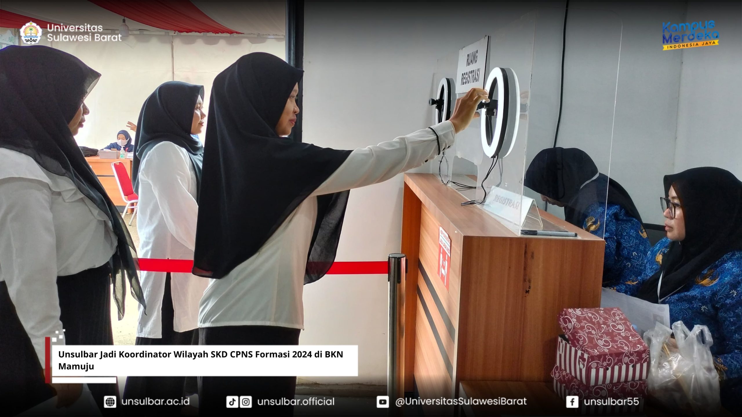 Unsulbar Jadi Koordinator Wilayah SKD CPNS Formasi 2024 di BKN Mamuju