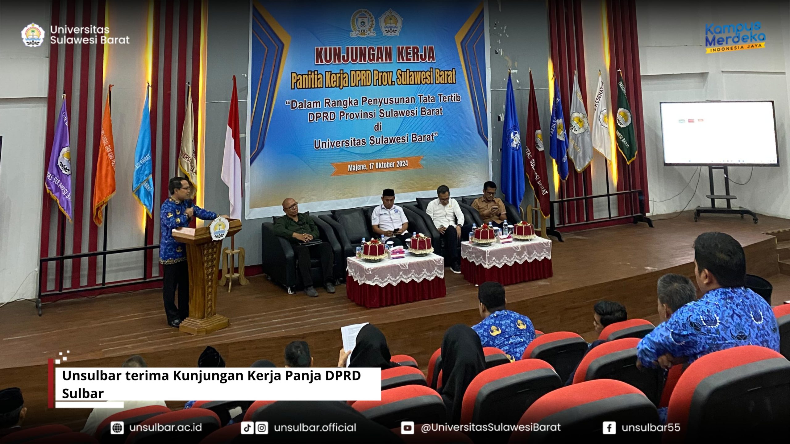 Unsulbar terima Kunjungan Kerja Panja DPRD Sulbar