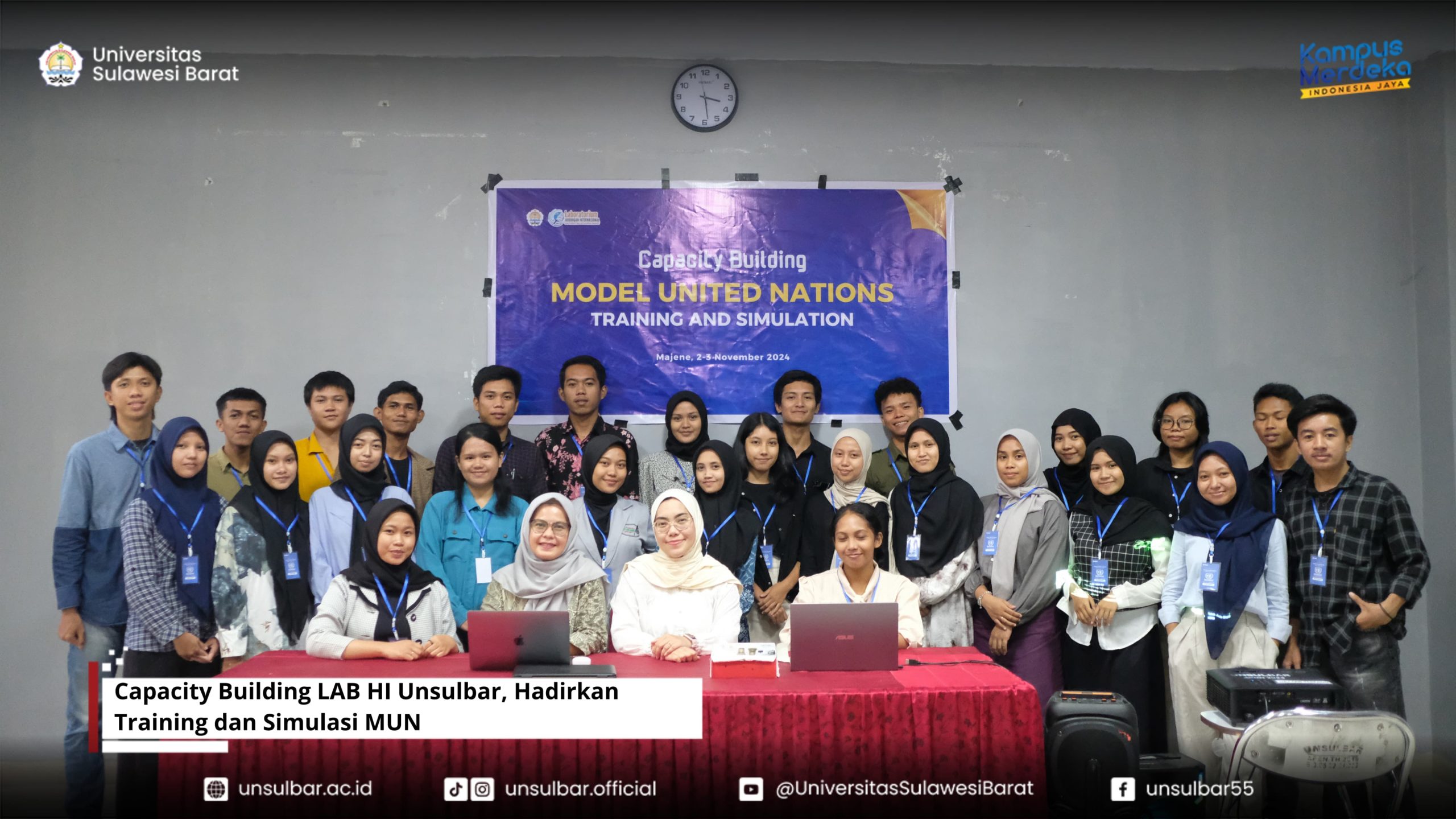 Capacity Building LAB HI Unsulbar, Hadirkan Training dan Simulasi MUN