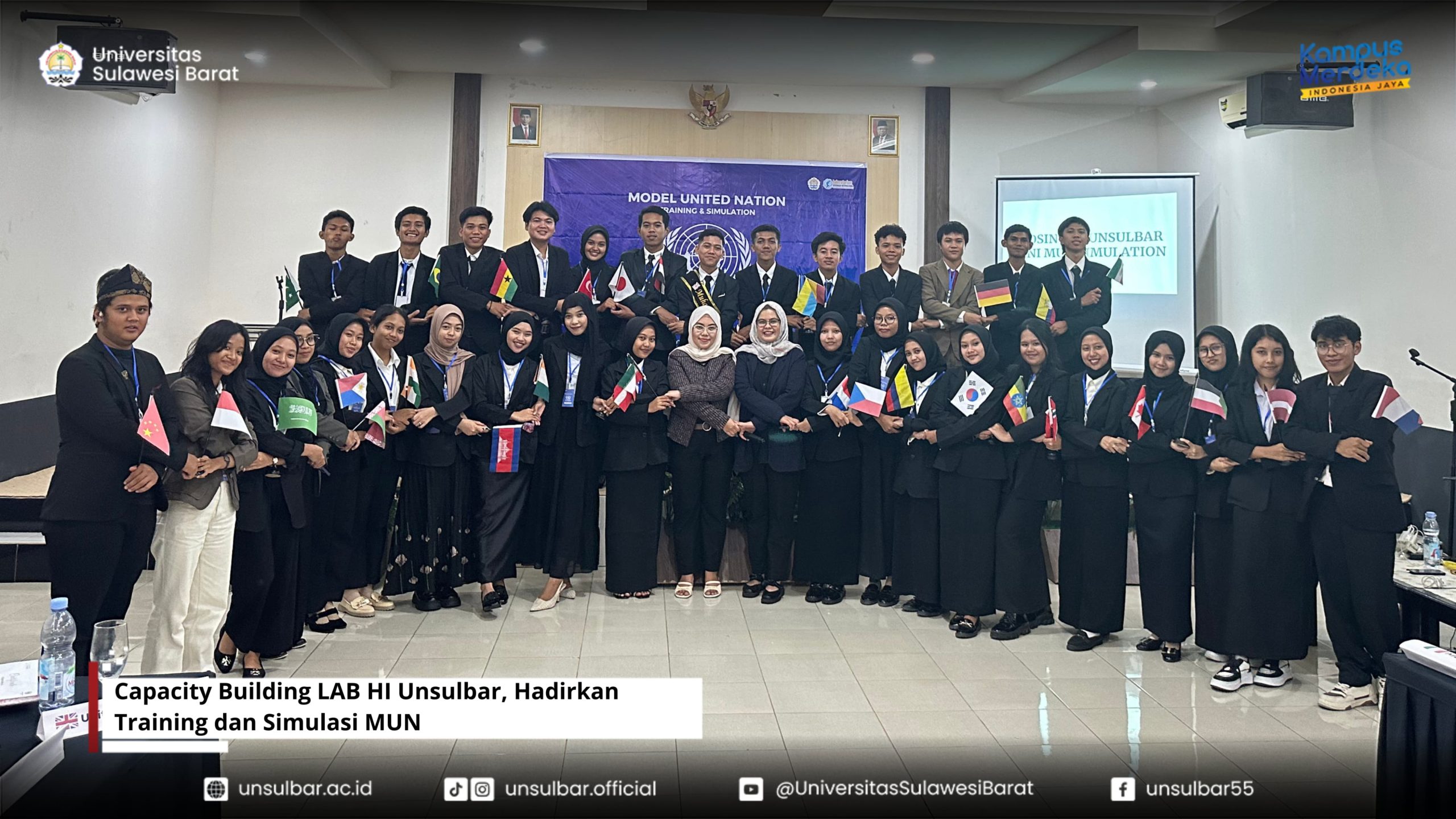 Capacity Building LAB HI Unsulbar, Hadirkan Training dan Simulasi MUN