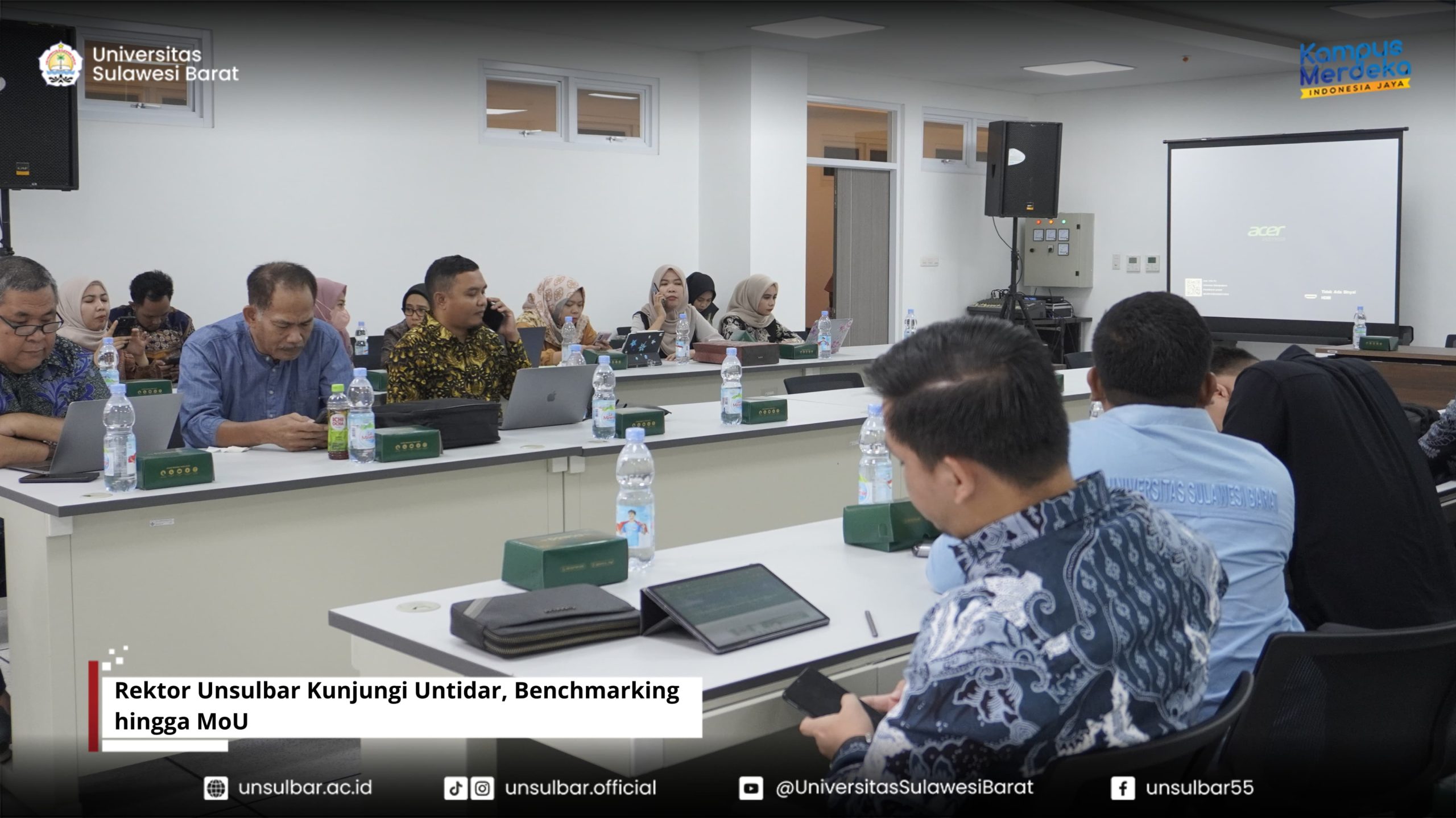 Rektor Unsulbar Kunjungi Untidar, Benchmarking hingga MoU