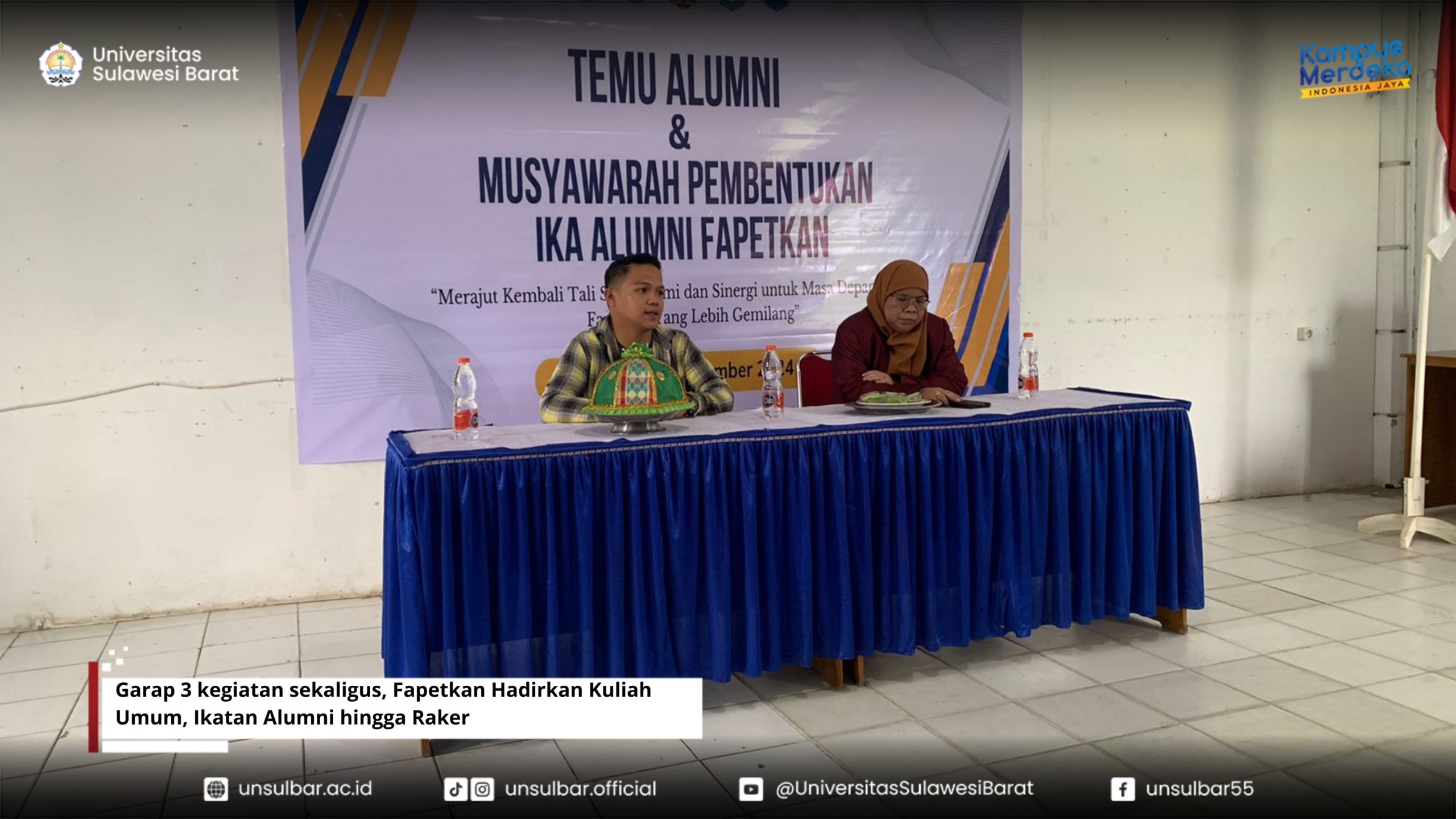 Garap 3 kegiatan sekaligus, Fapetkan Hadirkan Kuliah Umum, Temu Alumni hingga Raker