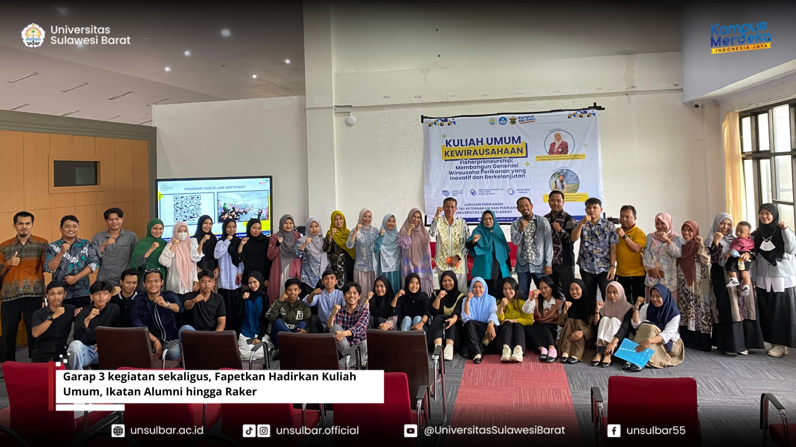 Garap 3 kegiatan sekaligus, Fapetkan Hadirkan Kuliah Umum, Temu Alumni hingga Raker