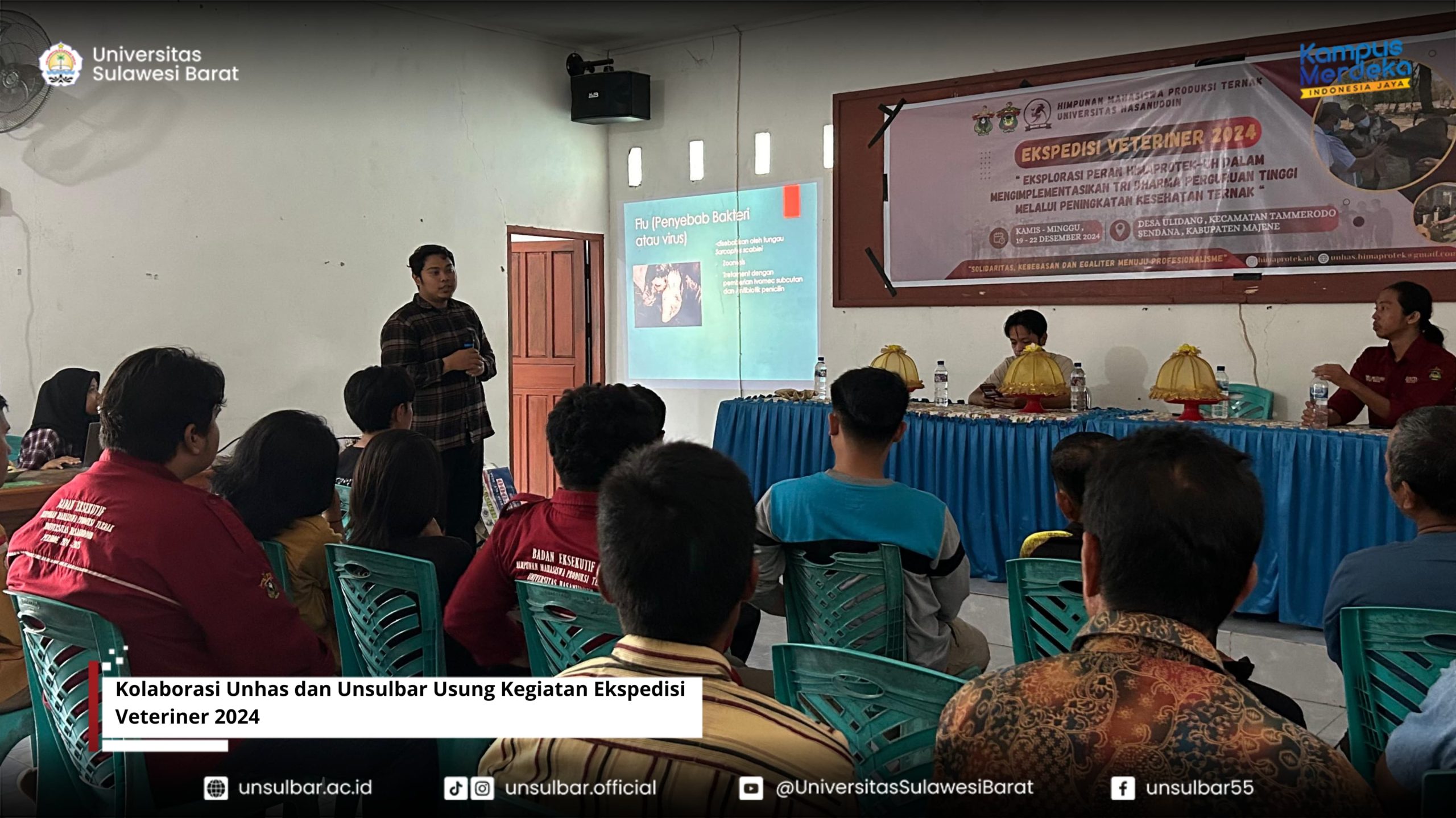 Kolaborasi Unhas dan Unsulbar Usung Kegiatan Ekspedisi Veteriner 2024