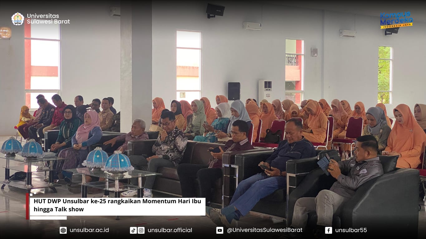 HUT DWP Unsulbar ke-25 rangkaikan Momentum Hari Ibu hingga Talk show