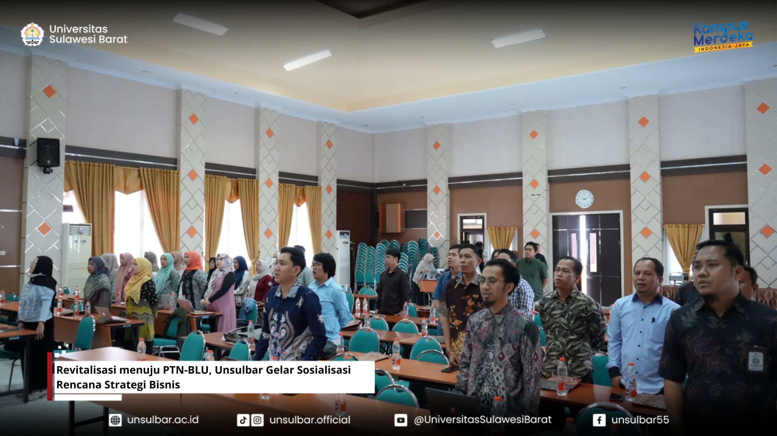 Revitalisasi menuju PTN-BLU, Unsulbar Gelar Sosialisasi Rencana Strategi Bisnis