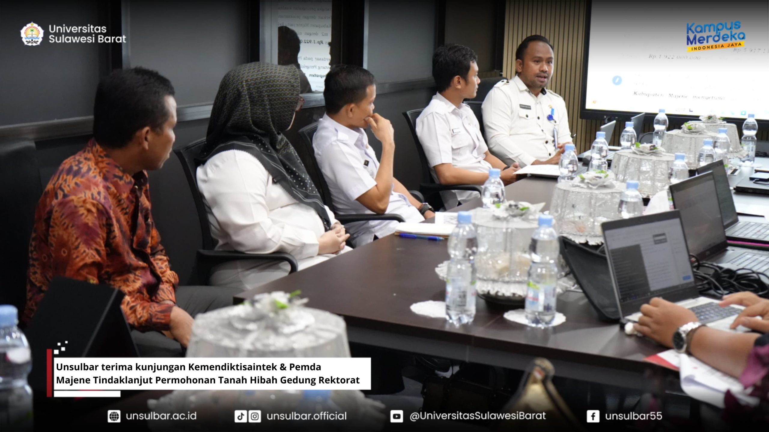Unsulbar terima kunjungan Kemendiktisaintek & Pemda Majene Tindaklanjut Permohonan Tanah Hibah Gedung Rektorat