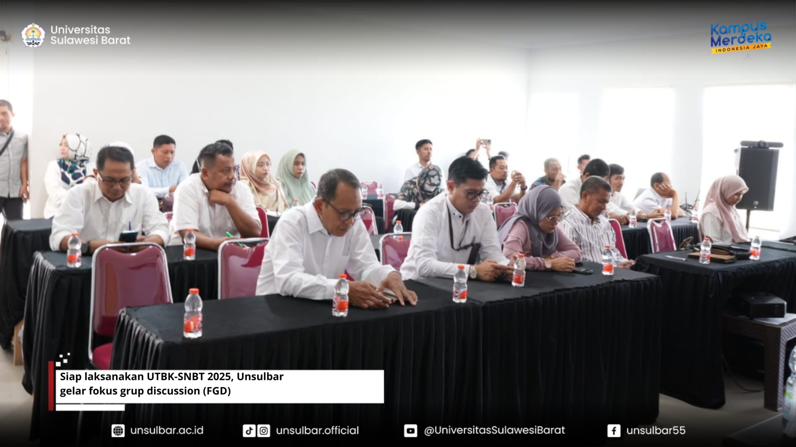 Siap laksanakan UTBK-SNBT 2025 Unsulbar gelar fokus group discussion (FGD)