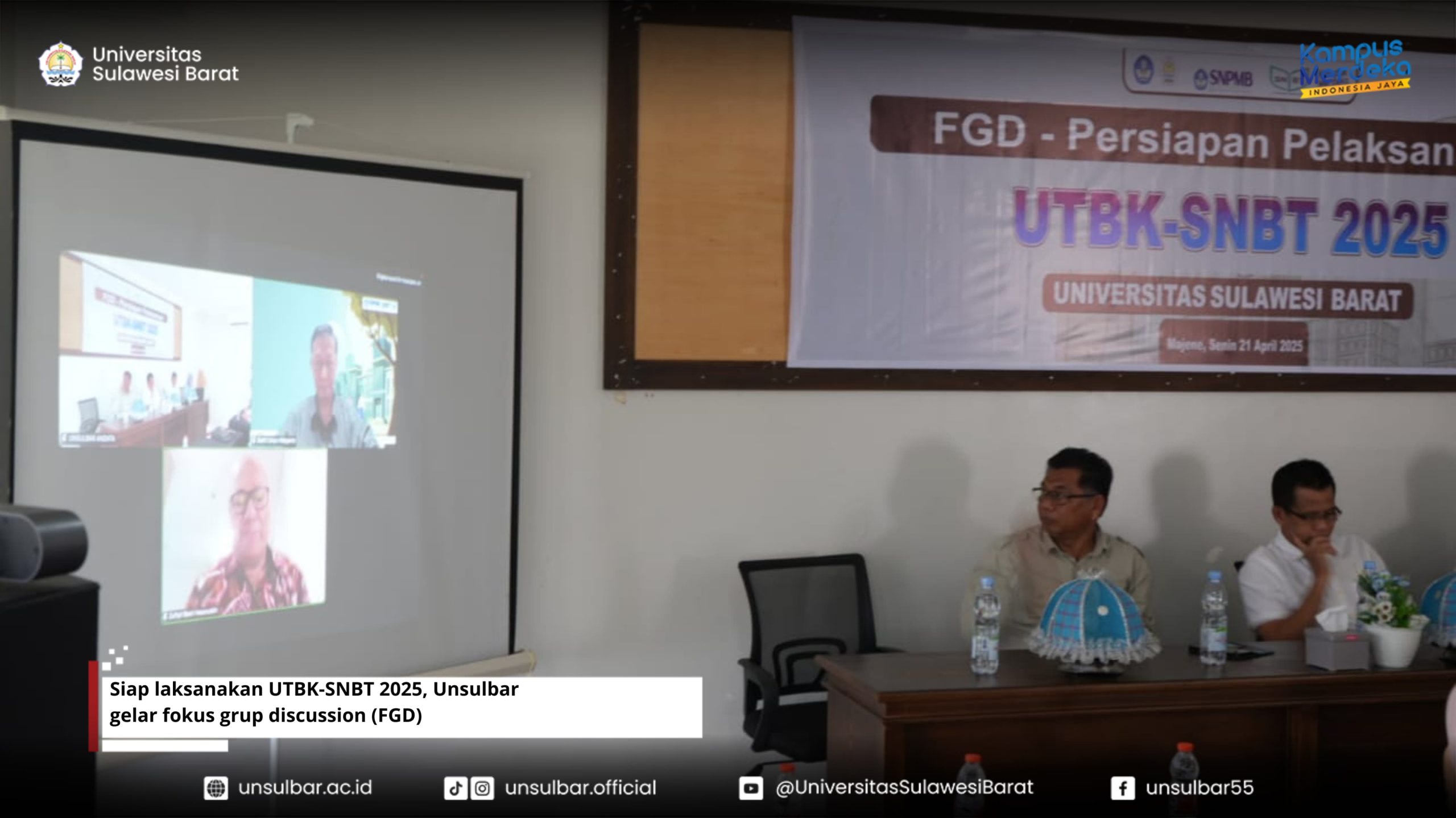 Siap laksanakan UTBK-SNBT 2025 Unsulbar gelar fokus group discussion (FGD)