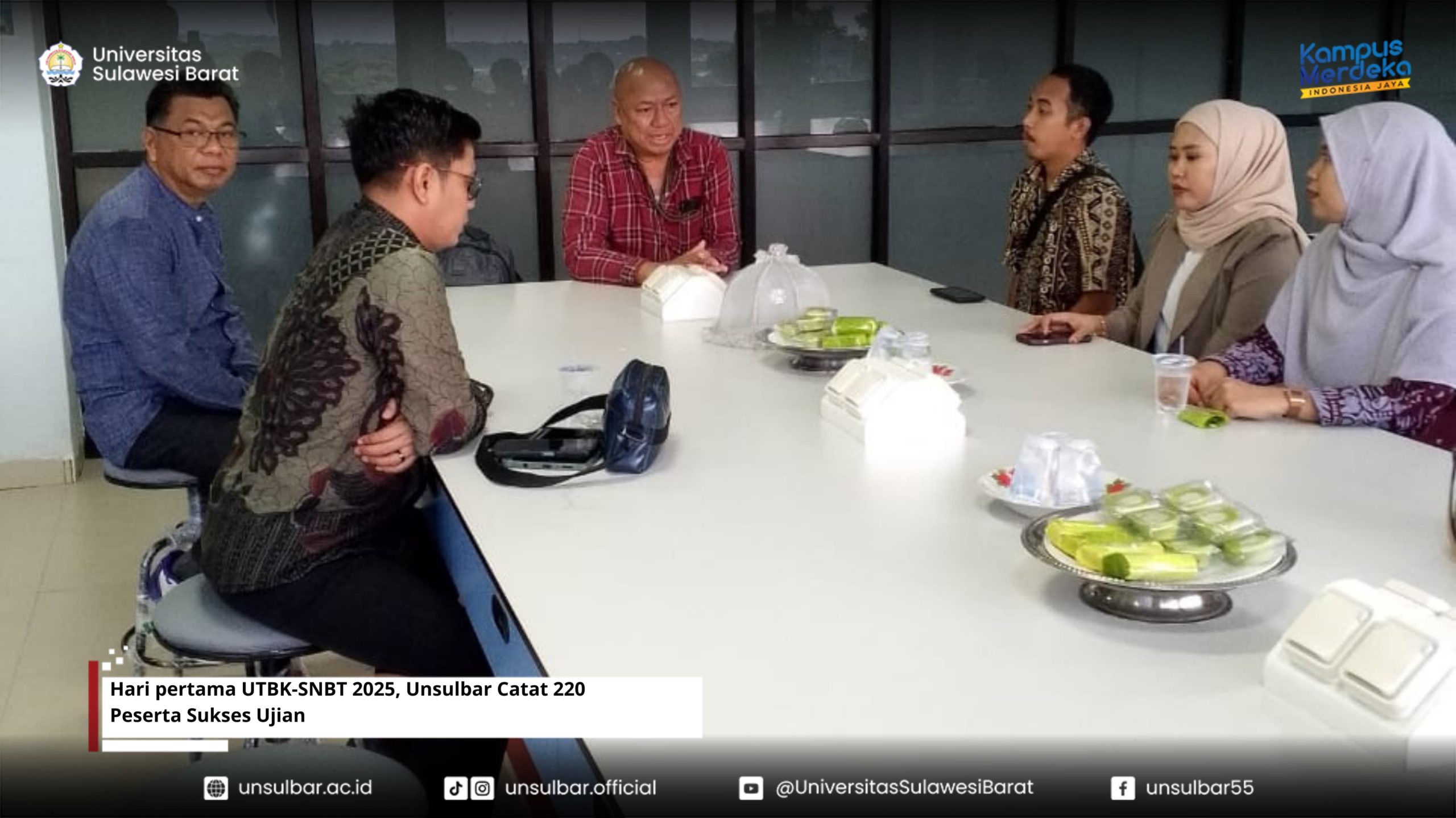 Hari pertama UTBK-SNBT 2025, Unsulbar Catat 220 Peserta Sukses Ujian