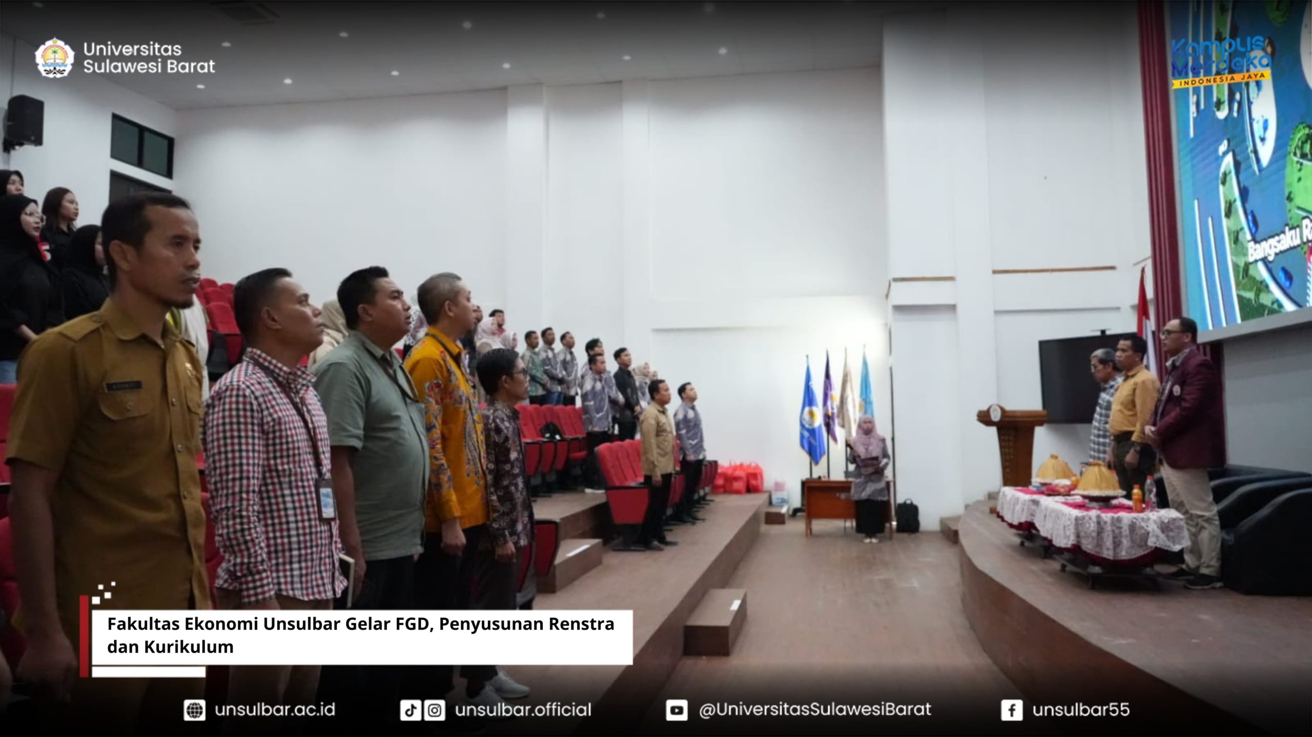 Fakultas Ekonomi Unsulbar Gelar FGD, Penyusunan Renstra dan Kurikulum