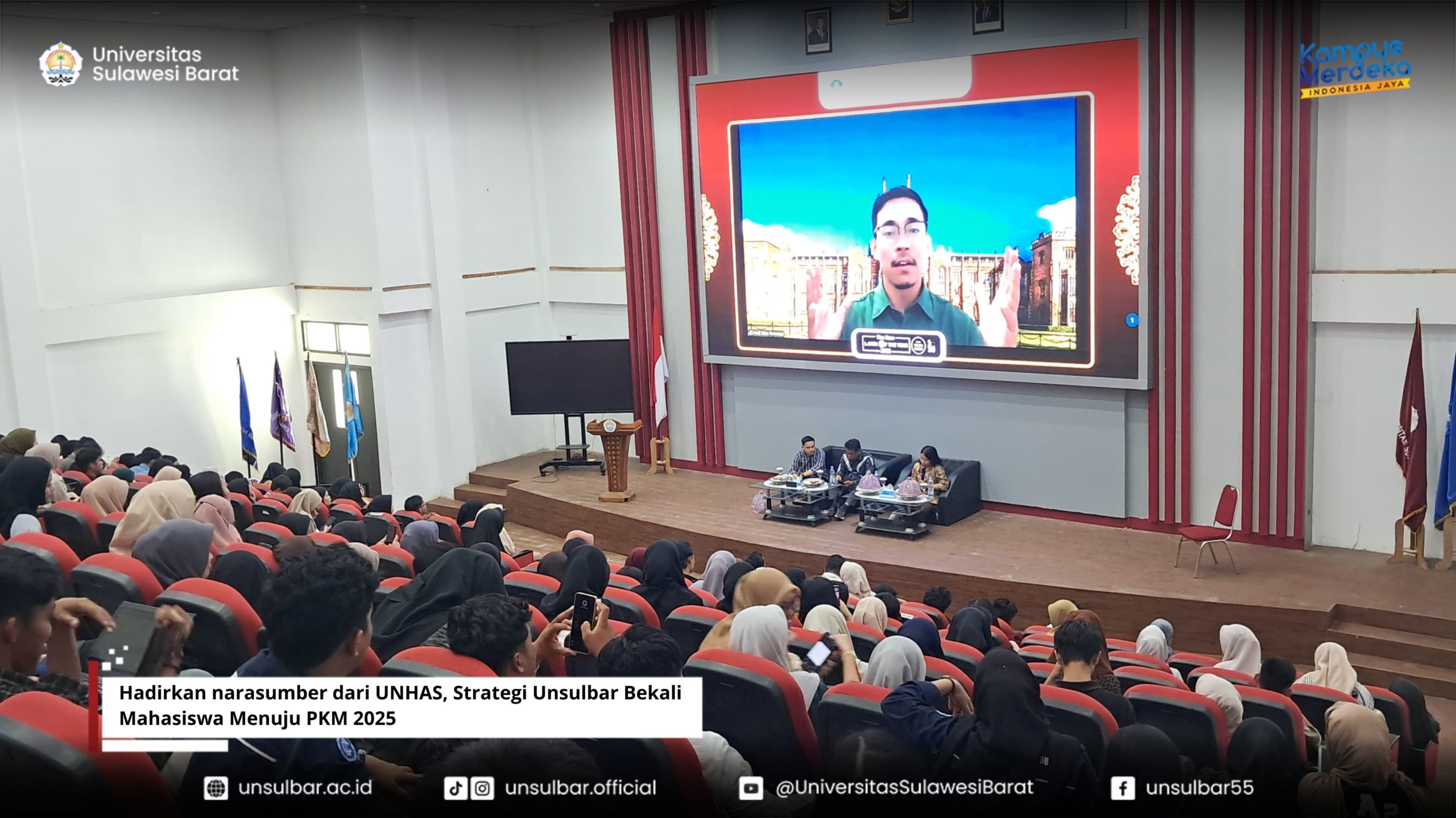 Hadirkan narasumber dari UNHAS, Strategi Unsulbar Bekali  Mahasiswa Menuju PKM 2025