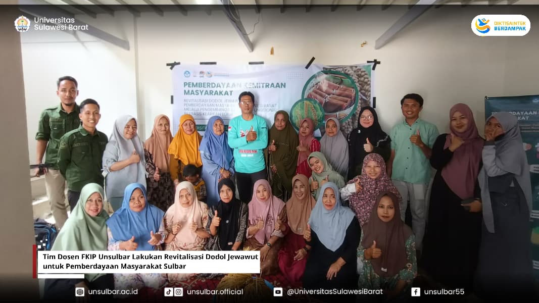 Tim Dosen FKIP Unsulbar Lakukan Revitalisasi Dodol Jewawut untuk Pemberdayaan Masyarakat Sulbar