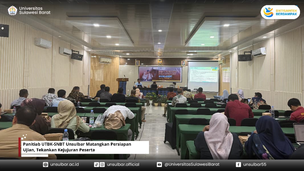 Panitia UTBK-SNBT Unsulbar Matangkan Persiapan Ujian, Tekankan Kejujuran Peserta