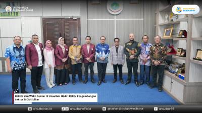 Rektor dan Wakil Rektor III Unsulbar Hadiri Rakor Pengembangan Sektor ESDM Sulbar