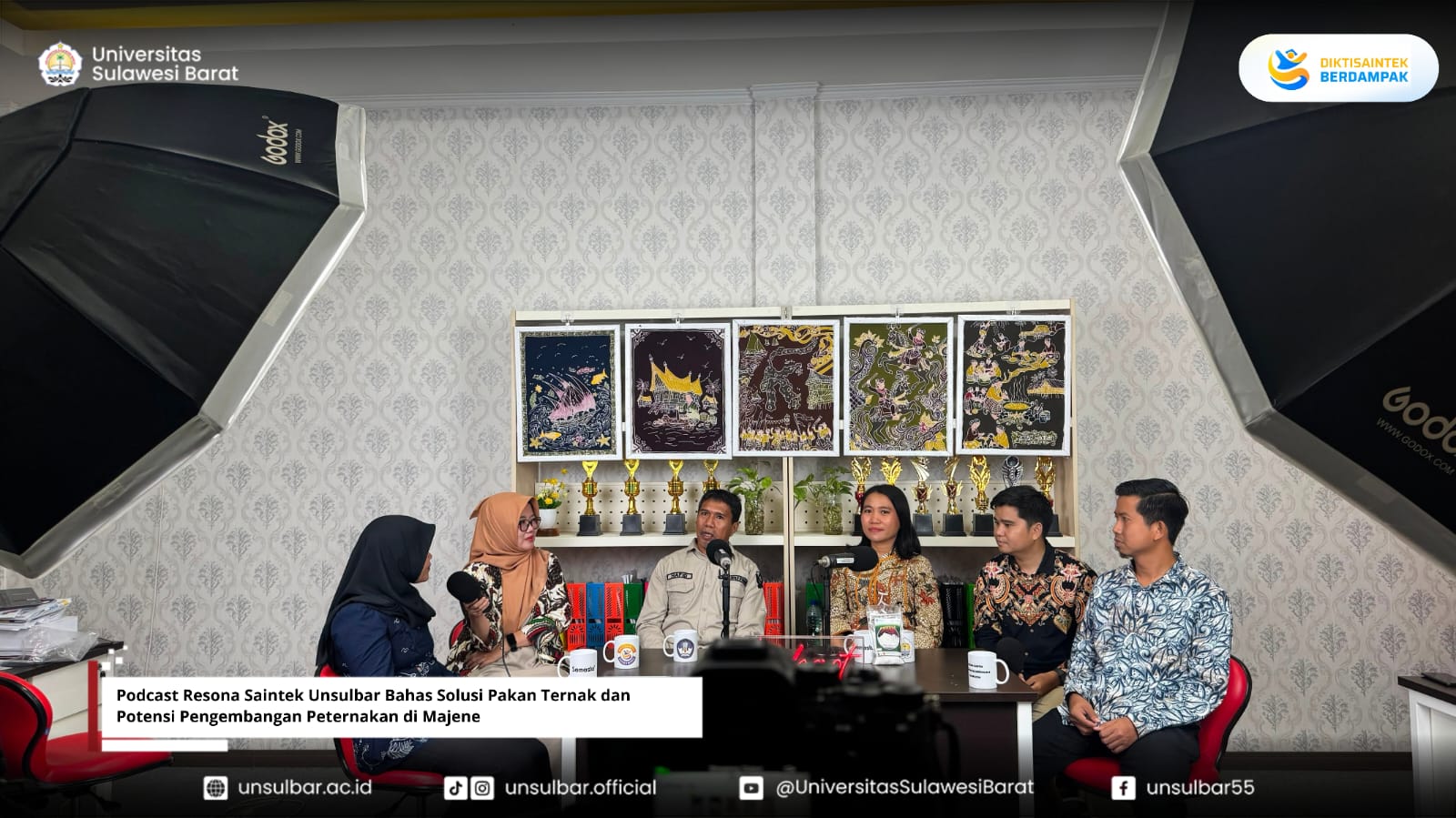 Podcast Resona Saintek Unsulbar Bahas Solusi Pakan Ternak dan Potensi Pengembangan Peternakan di Majene