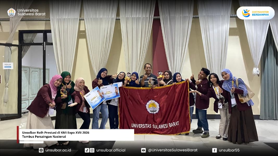 Unsulbar Raih Prestasi di KMI Expo XVII 2026, Tembus Persaingan Nasional