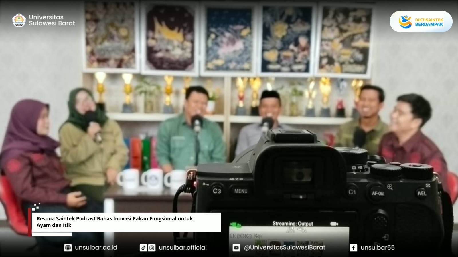 Resona Saintek Podcast Bahas Inovasi Pakan Fungsional untuk Ayam dan Itik