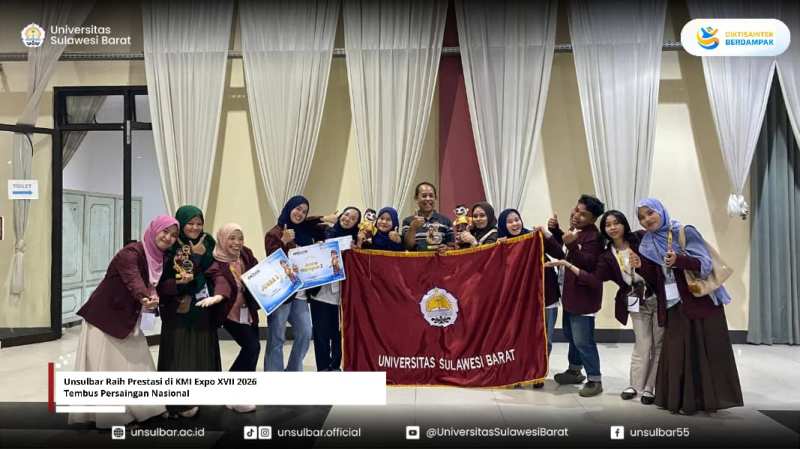Unsulbar Raih Prestasi di KMI Expo XVII 2026, Tembus Persaingan Nasional