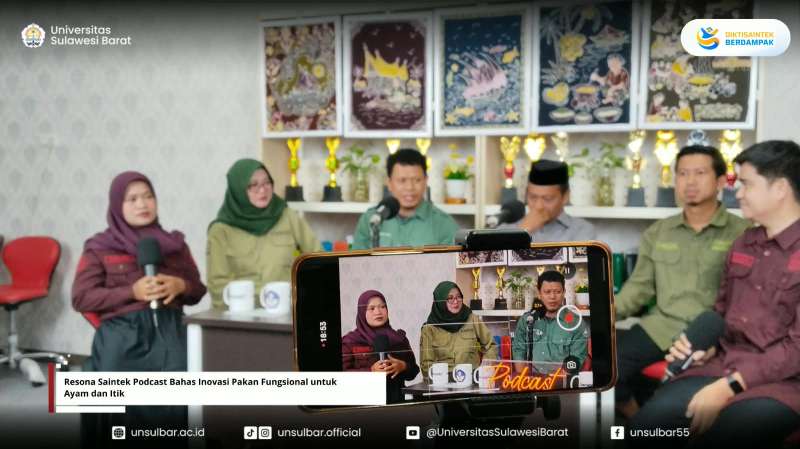 Resona Saintek Podcast Bahas Inovasi Pakan Fungsional untuk Ayam dan Itik