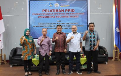 Pelatihan PPID lingkup Universitas Sulawesi Barat
