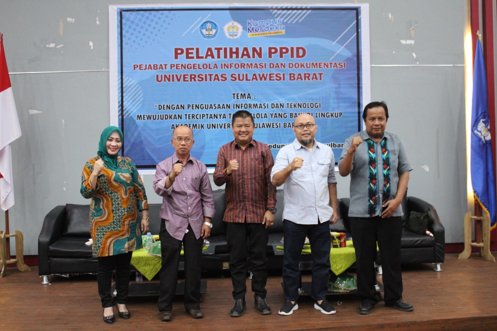 Pelatihan PPID lingkup Universitas Sulawesi Barat