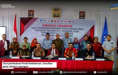 Usul pembukaan Prodi Kedokteran, Unsulbar gelar Visitasi Lapangan