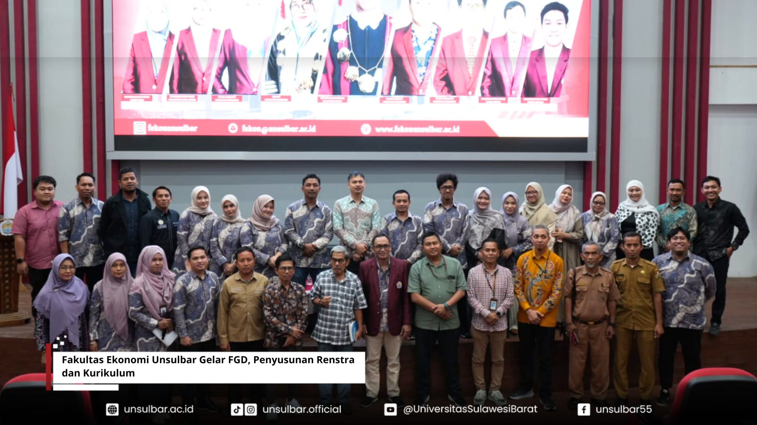 Fakultas Ekonomi Unsulbar Gelar FGD, Penyusunan Renstra dan Kurikulum