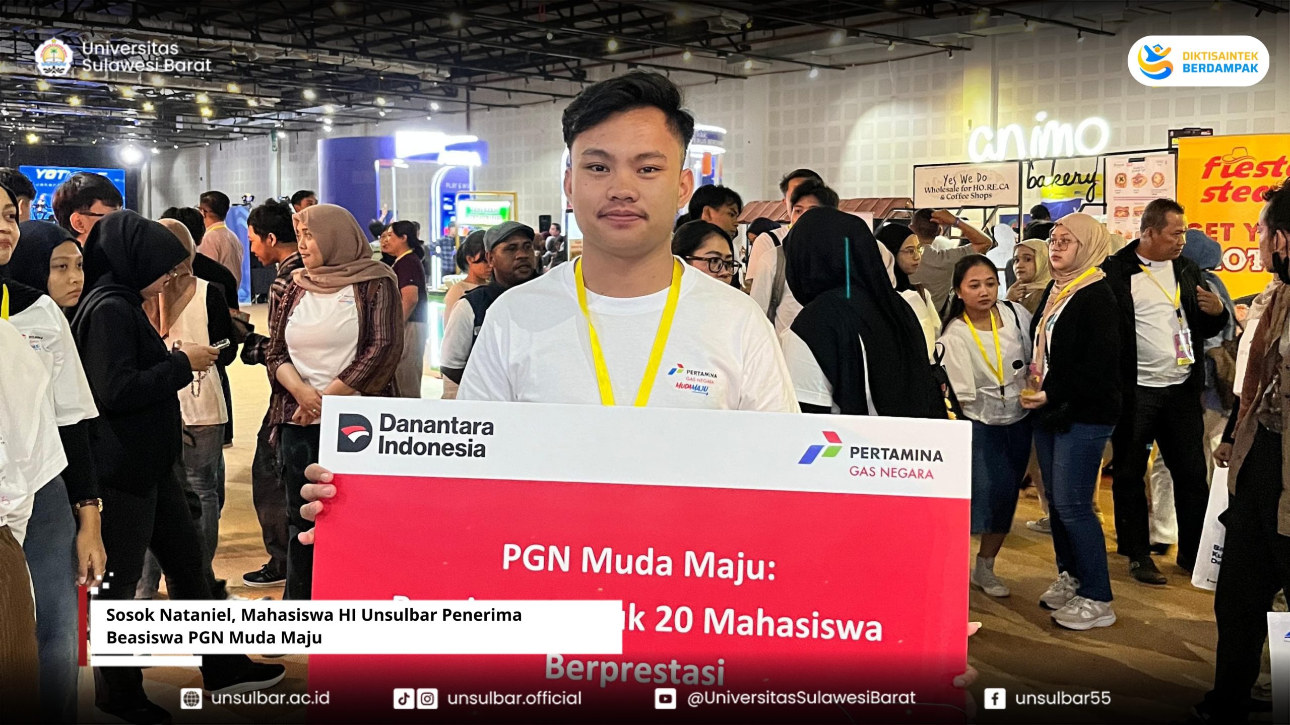 Sosok Nataniel, Mahasiswa HI Unsulbar Penerima Beasiswa PGN Muda Maju Sosok Nataniel, Mahasiswa HI Unsulbar Penerima Beasiswa PGN Muda Maju