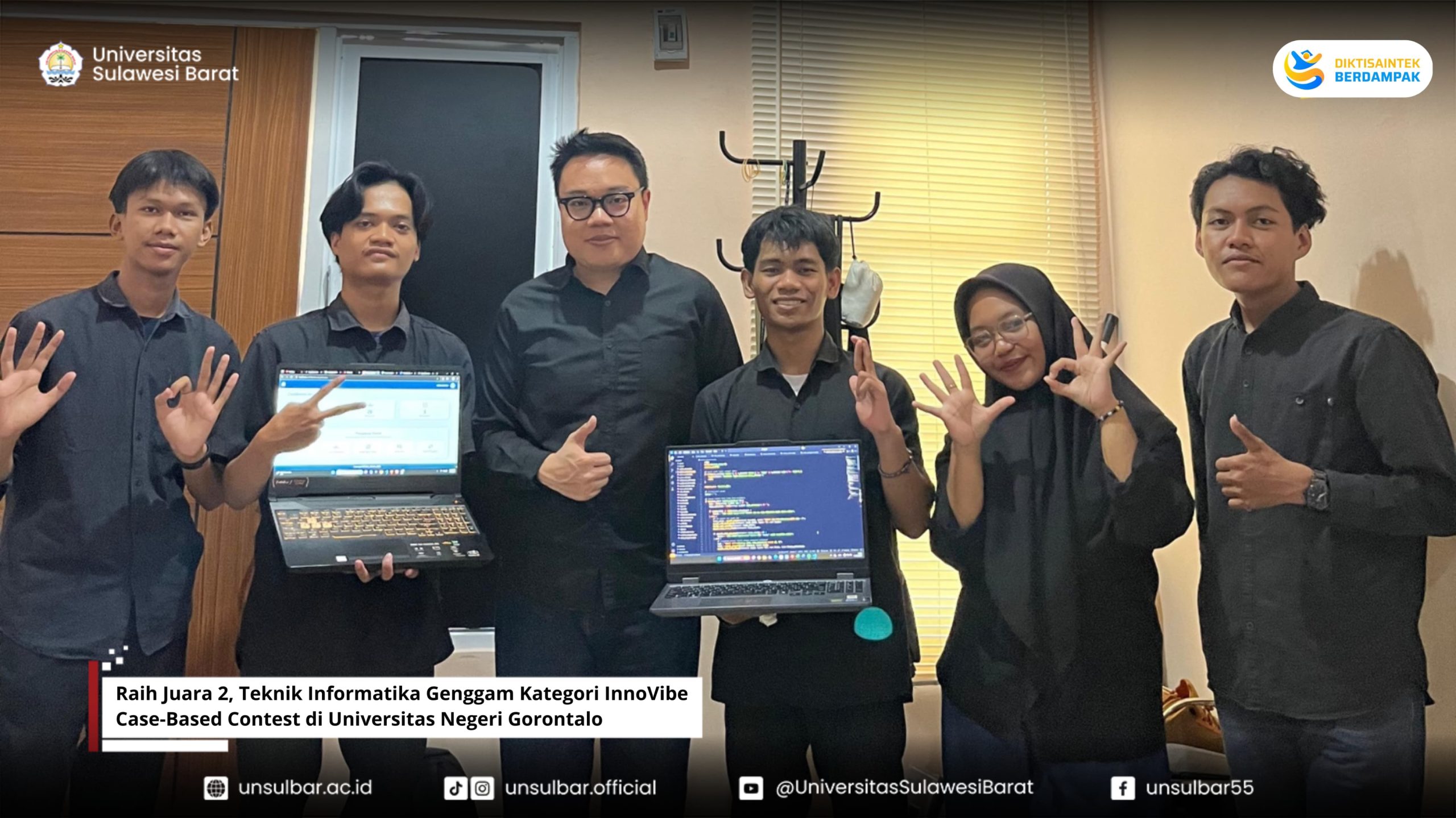 Raih Juara 2, Teknik Informatika Genggam Kategori InnoVibe Case-Based Contest di Universitas Gorontalo