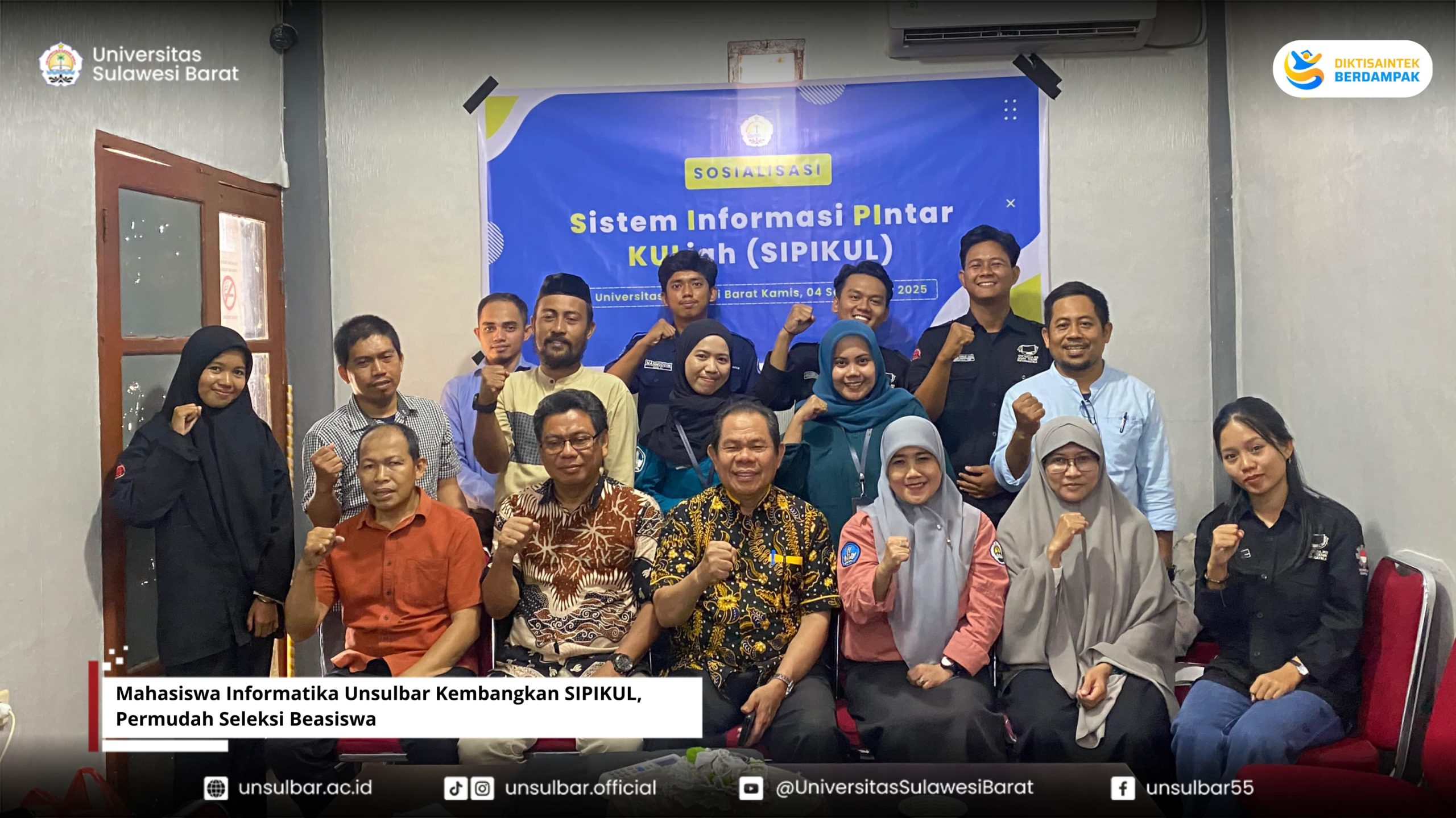 Mahasiswa Informatika Unsulbar Kembangkan SIPIKUL,  Permudah Seleksi Beasiswa