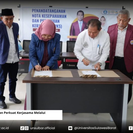 Unsulbar dan Unasman Perkuat Kerjasama Melalui MoU dan PKS