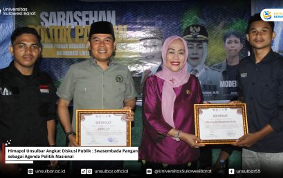 Himapol Unsulbar Angkat Diskusi Publik : Swasembada Pangan sebagai Agenda Politik Nasional