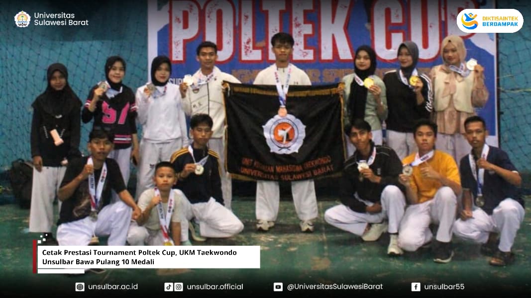 Cetak Prestasi Tournament Poltek Cup, UKM Taekwondo Unsulbar Bawa Pulang 10 Medali Cetak Prestasi Tournament Poltek Cup, UKM Taekwondo Unsulbar Bawa Pulang 10 Medali