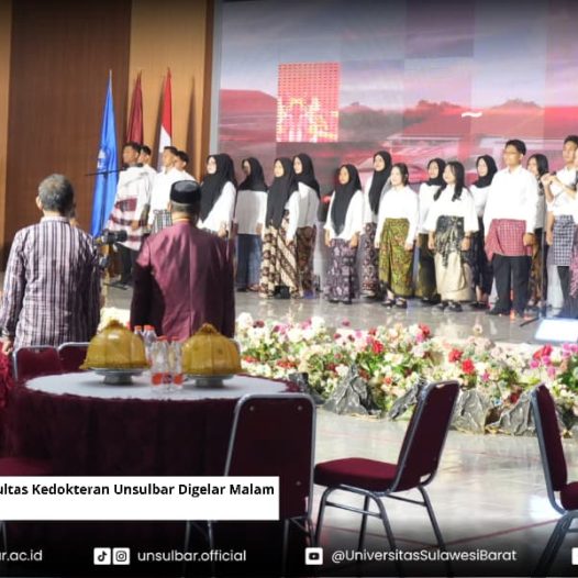 Dies Natalis Ke-1 Fakultas Kedokteran Unsulbar Digelar Malam Puncak Inaugurasi
