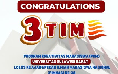 Tiga Tim PKM Unsulbar Lolos PIMNAS ke-38, Wakil Rektor III Beri Apresiasi