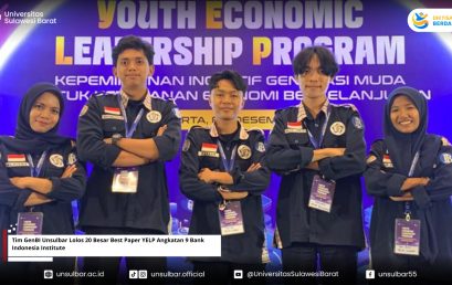 Tim GenBI Unsulbar Lolos 20 Besar Best Paper YELP Angkatan 9 Bank Indonesia Institute