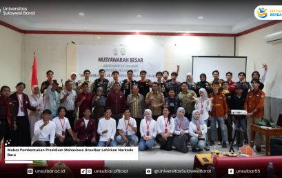 Mubes Pembentukan Presidium Mahasiswa Unsulbar Lahirkan Narkoda Baru