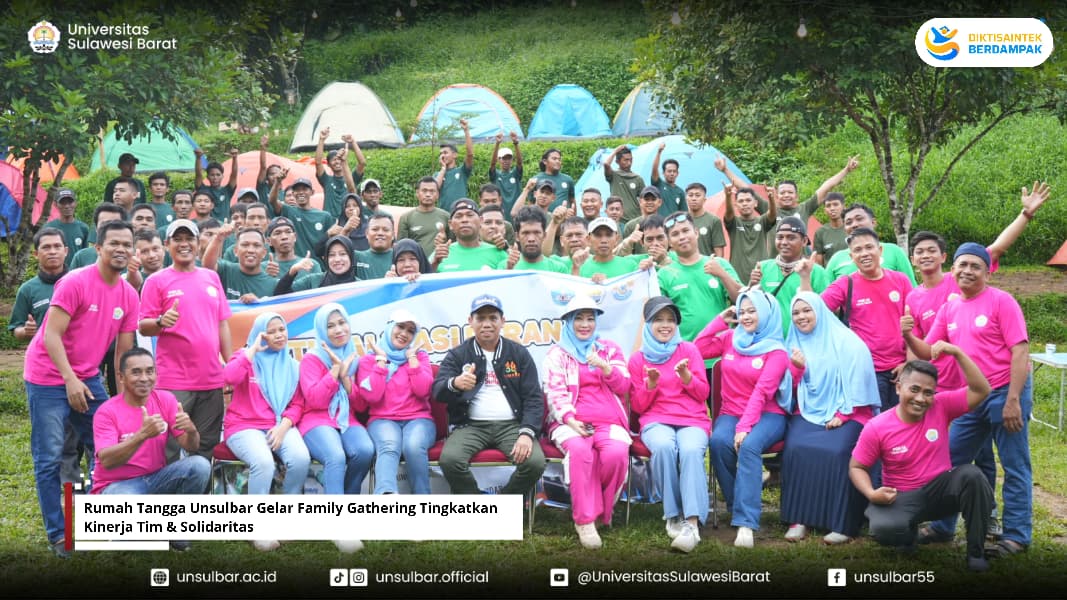 Rumah Tangga Unsulbar Gelar Family Gathering Tingkatkan Kinerja Tim & Solidaritas