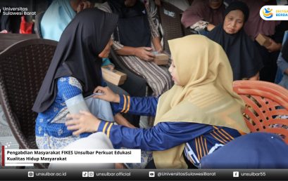 Pengabdian Masyarakat FIKES Unsulbar Perkuat Edukasi Kualitas Hidup Masyarakat
