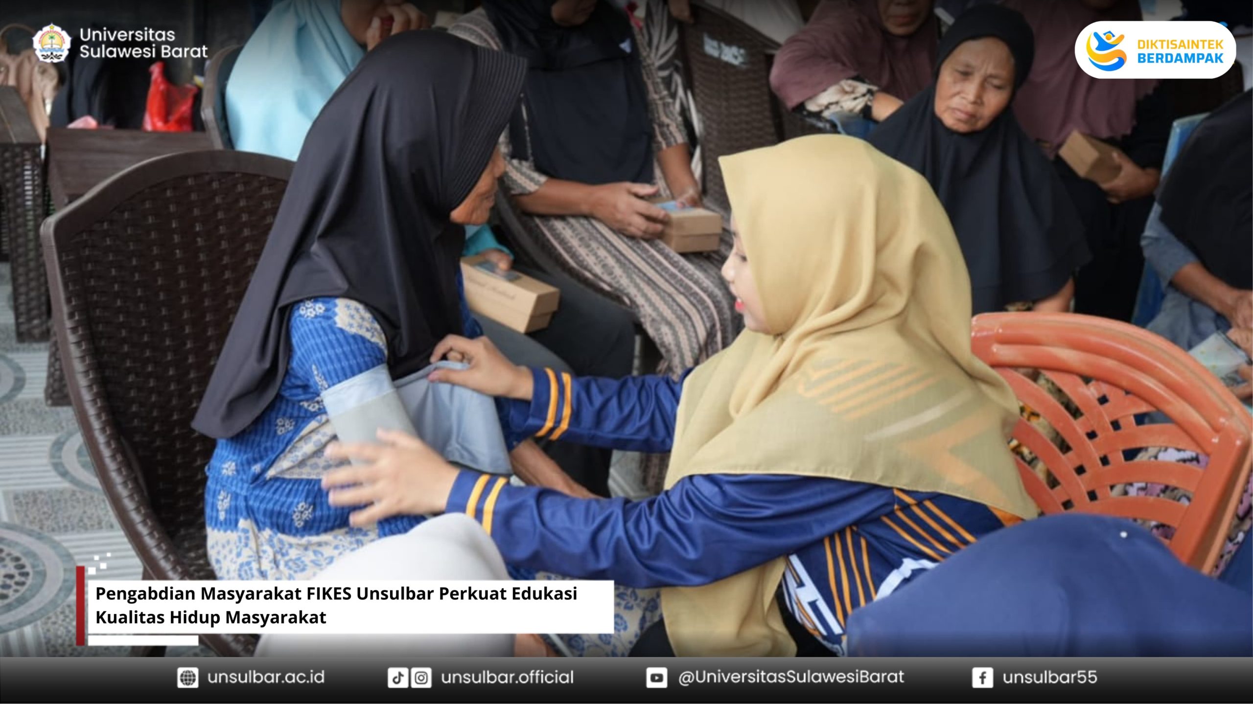 Pengabdian Masyarakat FIKES Unsulbar Perkuat Edukasi Kualitas Hidup Masyarakat Pengabdian Masyarakat FIKES Unsulbar Perkuat Edukasi Kualitas Hidup Masyarakat