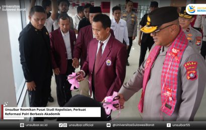 Unsulbar Resmikan Pusat Studi Kepolisian, Perkuat Reformasi Polri Berbasis Akademik